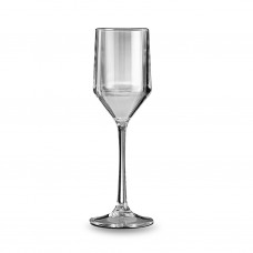 1x Plastic Champagneglas Glashelder 17cl Litore - Onbreekbaar