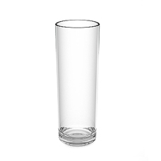 1x Kunststof Longdrinkglas Glashelder 0.22 l Ø 5 cm · 14.6 cm