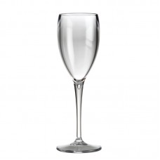 1x Champagneglas 17cl Glashelder Kunststof Onbreekbaar