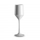 1x Wit Plastic Champagneglas 17cl Litore - Onbreekbaar